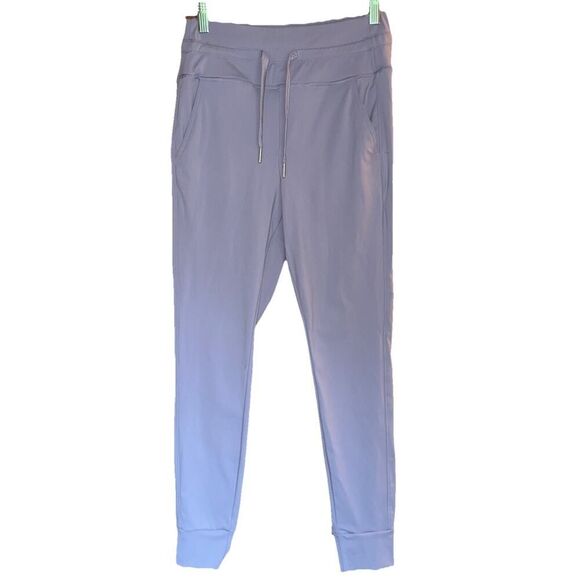 Halara Airy Softlyzero High Waist Drawstring Pocket BlueGray JoggersPants S Pet - Picture 1 of 16